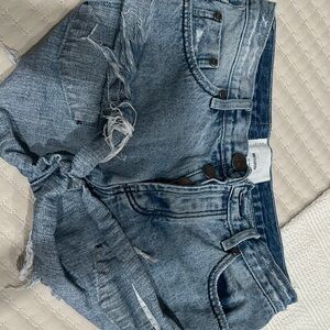 One Teaspoon Blue Distressed Jeans Casual Style